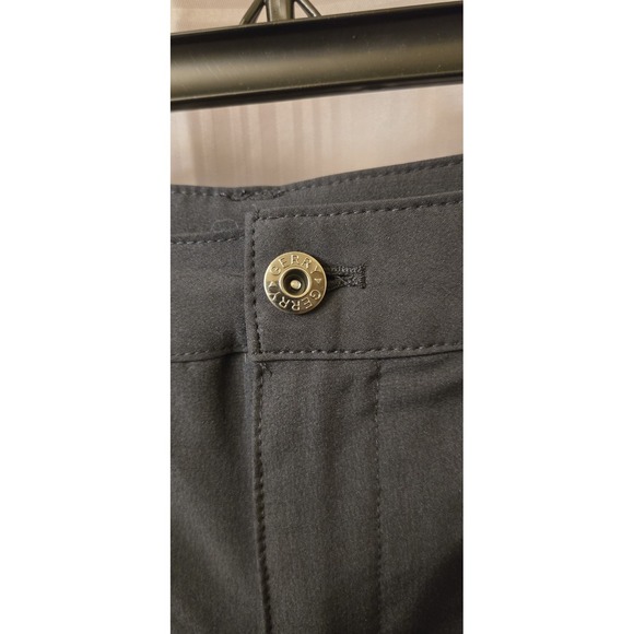 Gerry‎ Shorts Mens 36 x 9.5" Flat Front Chino Outdoor Black Pockets Casual Logo - Picture 3 of 9